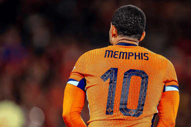 Memphis Depay, aanvaller van het Nederlands elftal
