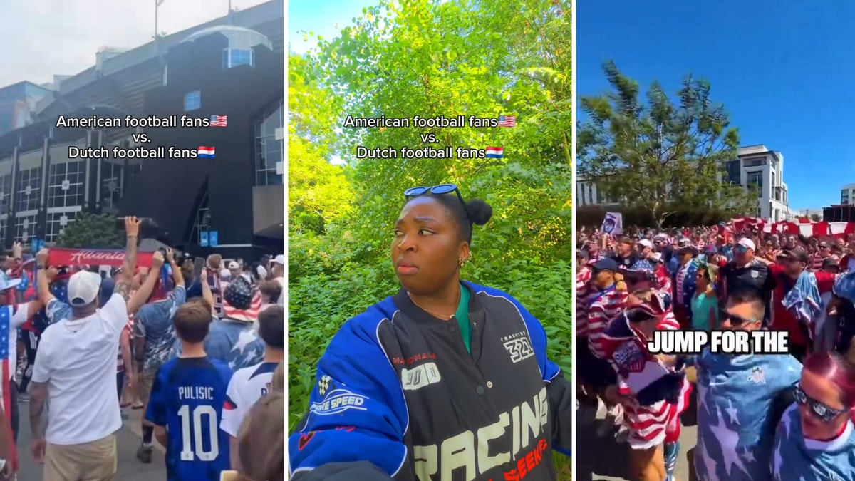 Amerikanen lijken Links Rechts van Nederlandse voetbalfans te kopiëren: