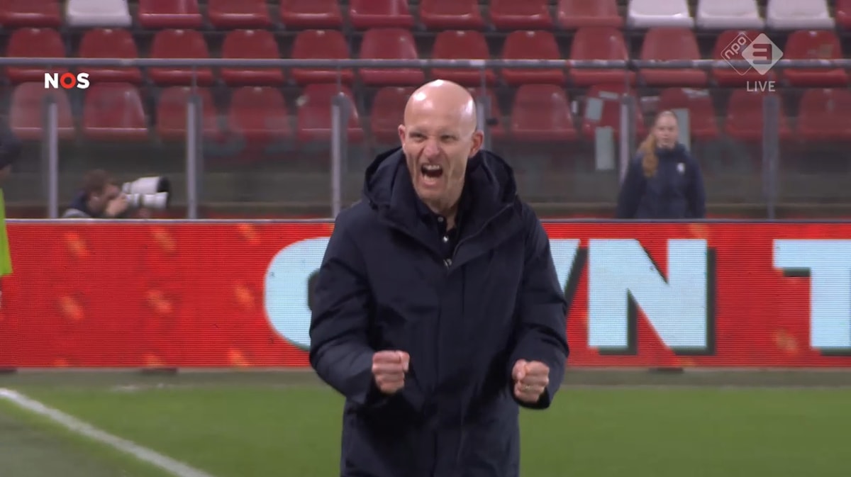 Vreugde bij Arjan Veurink