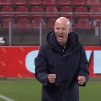 Vreugde bij Arjan Veurink