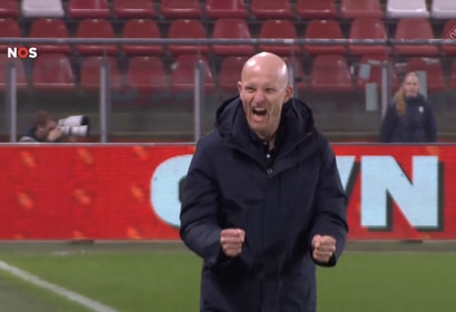 Vreugde bij Arjan Veurink