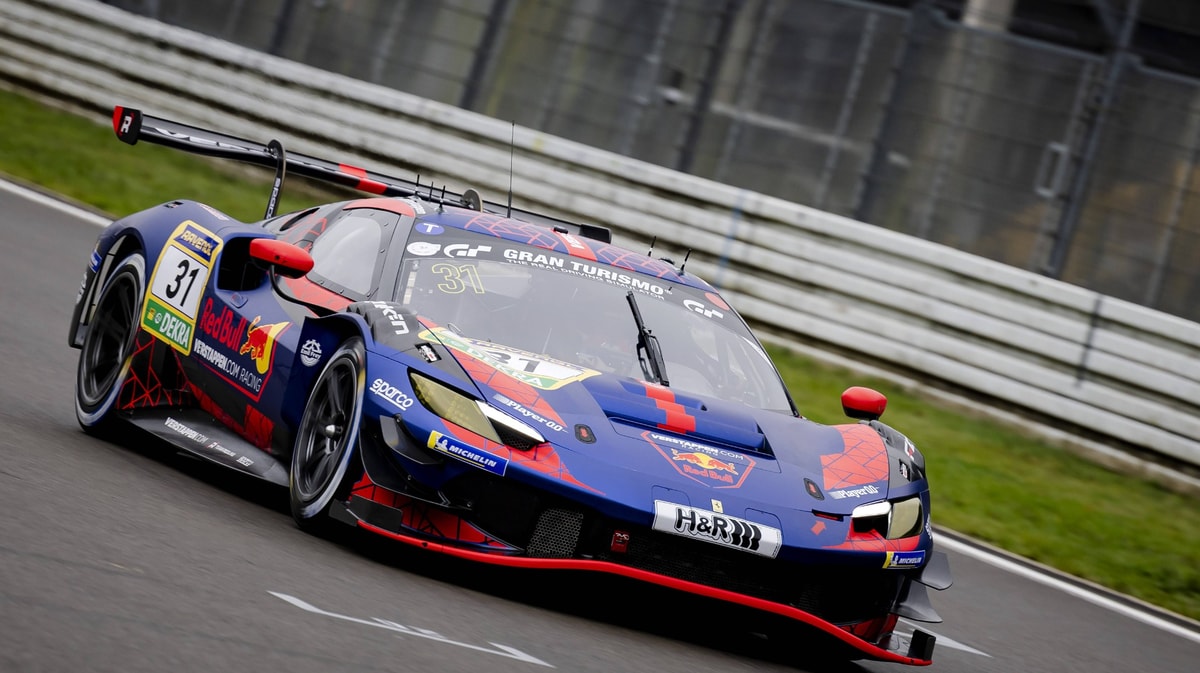 Max Verstappen tijdens de GT3