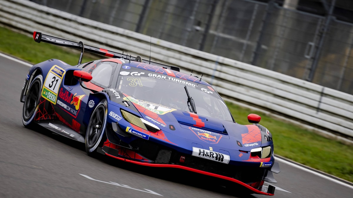 Max Verstappen tijdens de GT3