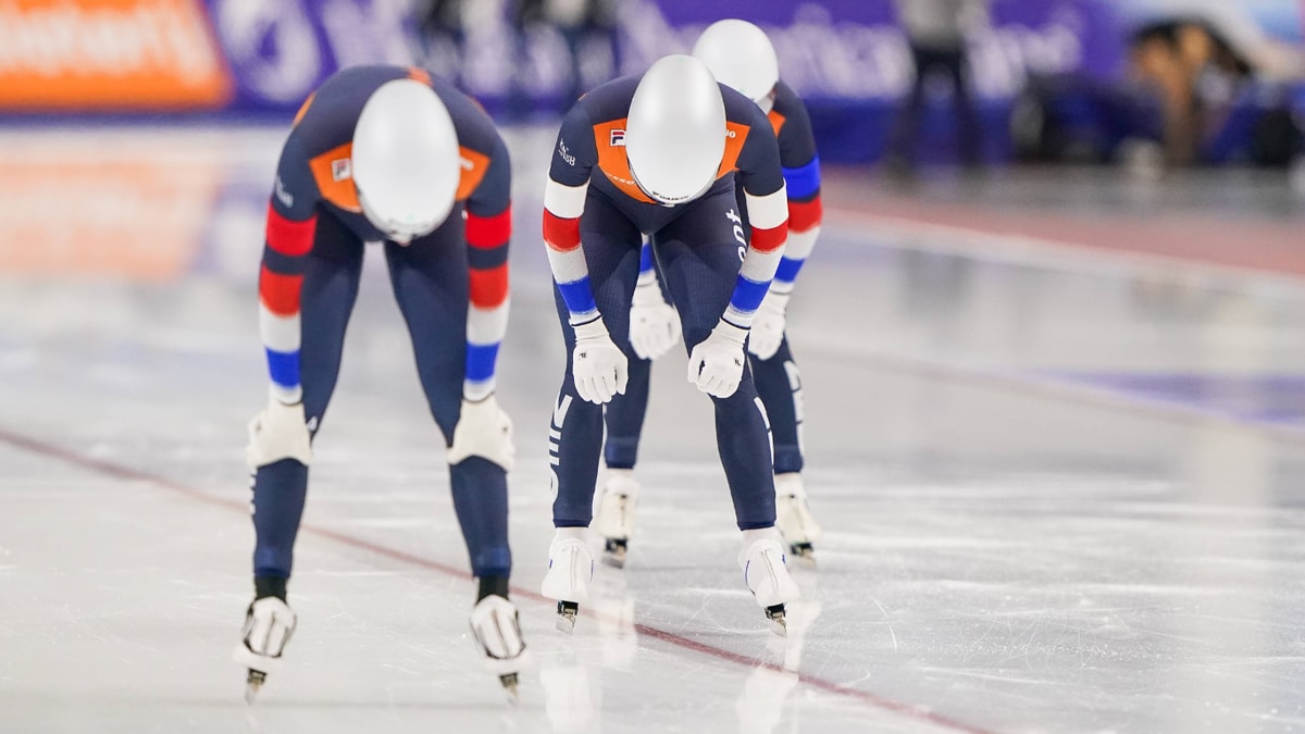 Teleurstelling op de ploegenachtervolging 