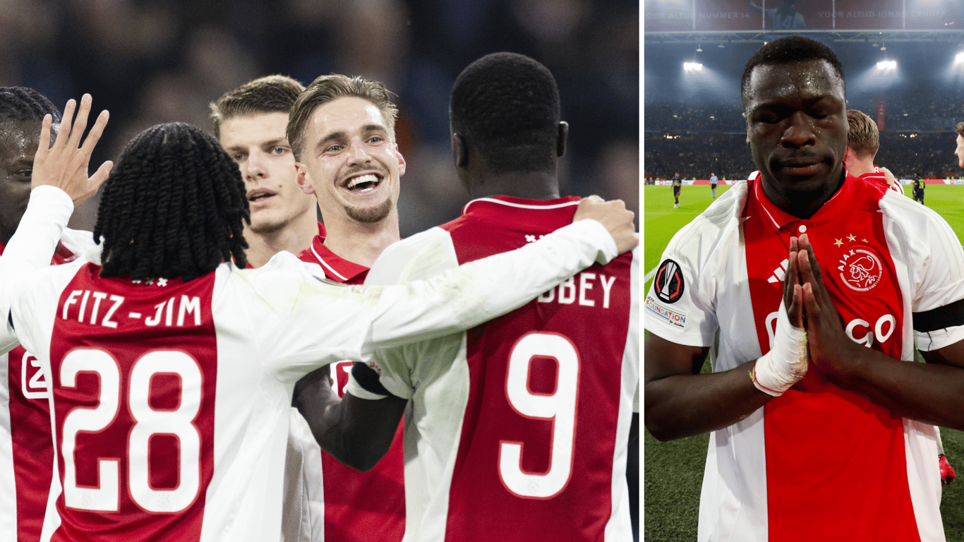 Kenneth Taylor en Brian Brobbey scoren voor Ajax