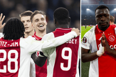 Kenneth Taylor en Brian Brobbey scoren voor Ajax