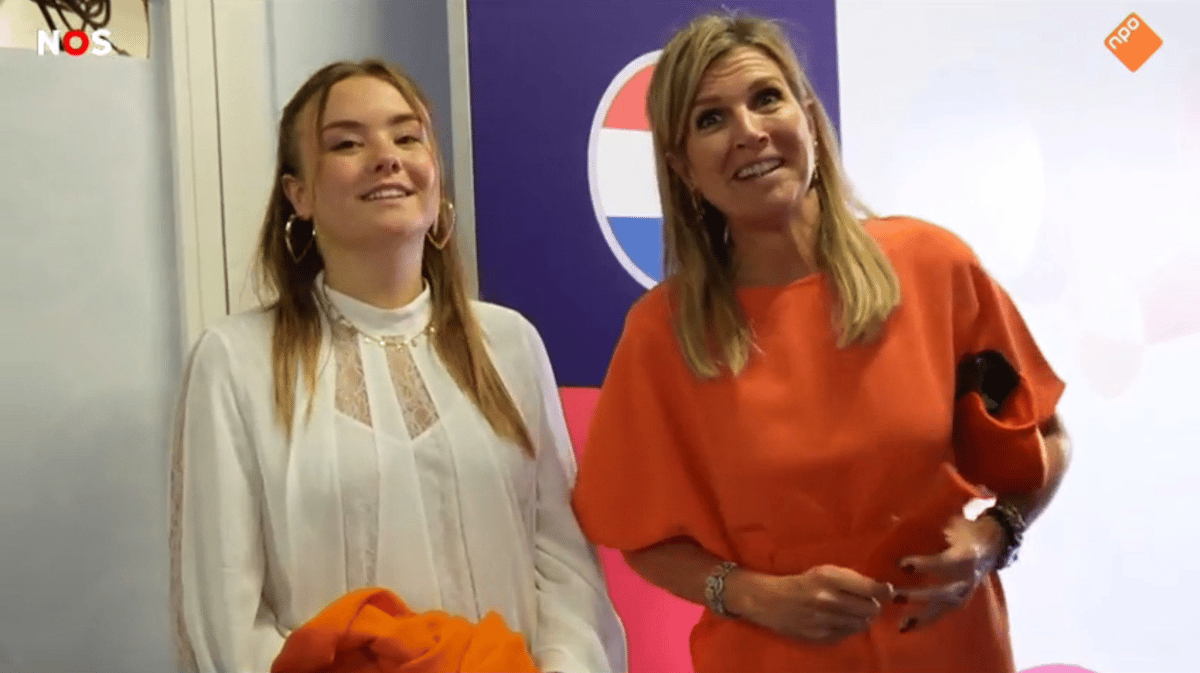 Koningin Máxima trots op de Oranje Leeuwinnen