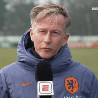 Andries Jonker, bondscoach van de Oranje Leeuwinnen