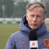 Andries Jonker, bondscoach van de Oranje Leeuwinnen