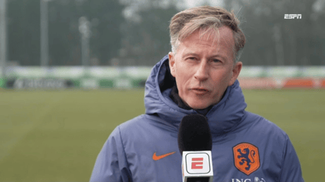 Andries Jonker, bondscoach van de Oranje Leeuwinnen