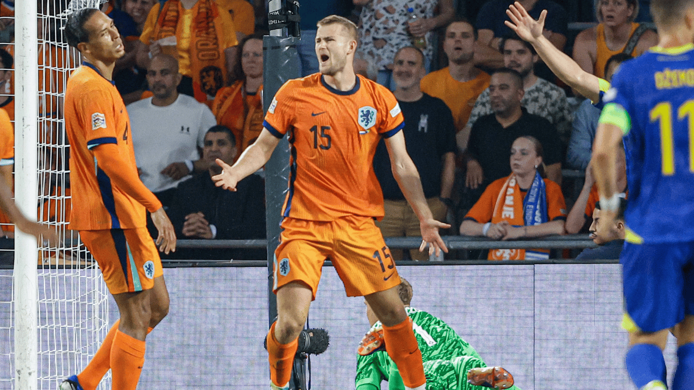 Nederland - Bosnië, Oranje, Nederlands elftal, Nations League, Matthijs de Ligt, 