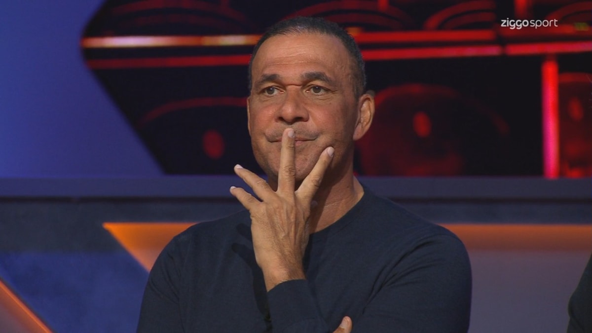 Ruud Gullit aan tafel bij Ziggo Sport