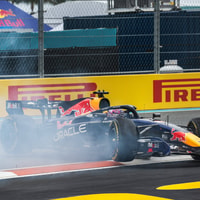 Max Verstappen in de RB22
