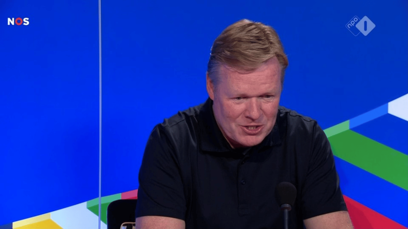 Ronald Koeman, bondscoach van het Nederlands elftal