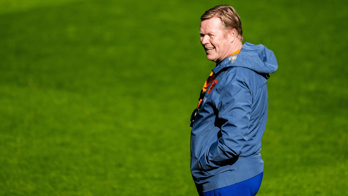 Ronald Koeman, bondscoach van het Nederlands elftal