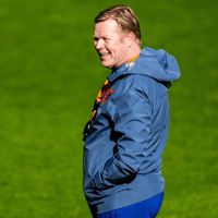 Ronald Koeman, bondscoach van het Nederlands elftal