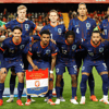 De opstelling van het Nederlands elftal tijdens de tweede kwartfinale van de Nations League tegen Spanje