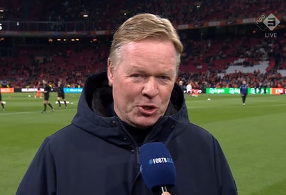 Ronald Koeman, bondscoach van het Nederlands elftal