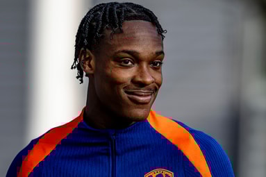 Emmanuel Emegha bij het Nederlands elftal