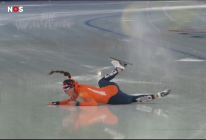 Suzanne Schulting komt ten val