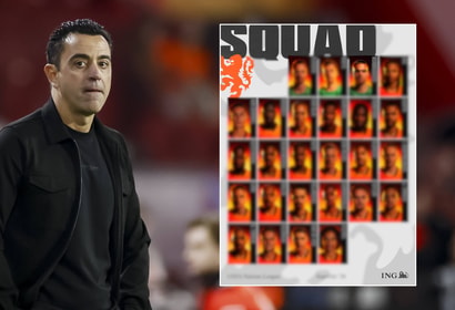 Xavi Hernández maakt voorselectie Oranje voor Griekenland en Duitsland bekend.