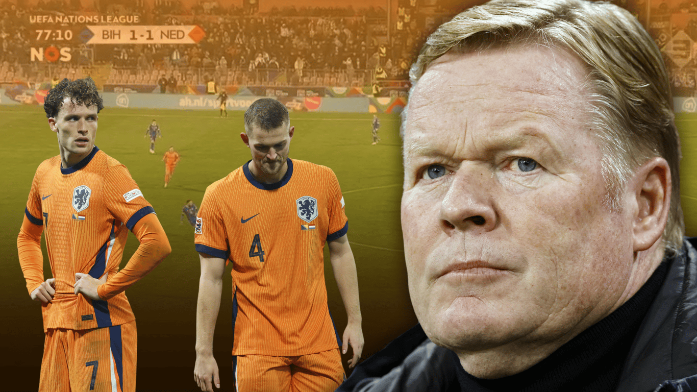 Het Nederlands elftal stelt teleur in de Nations League-wedstrijd tegen Bosnië en Herzegovina