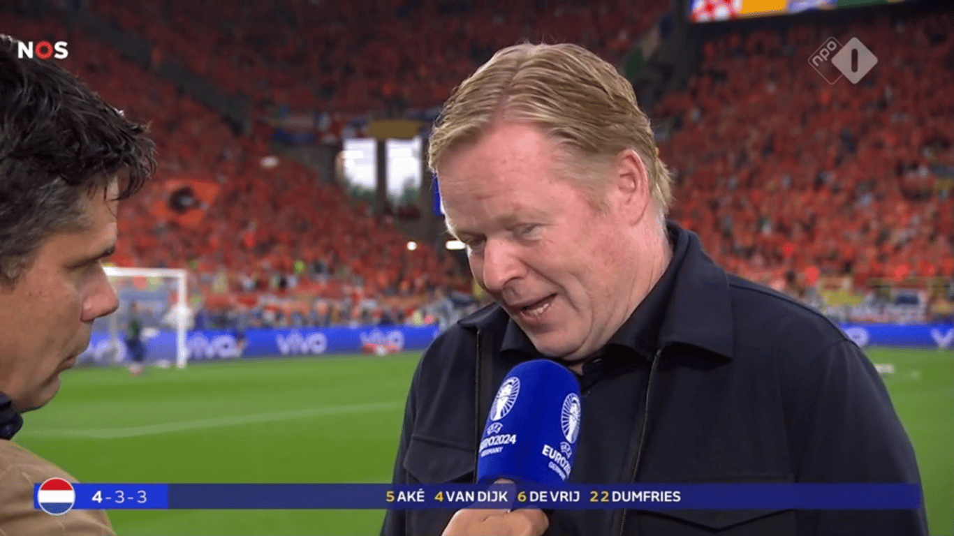 Ronald Koeman, bondscoach van het Nederlands elftal