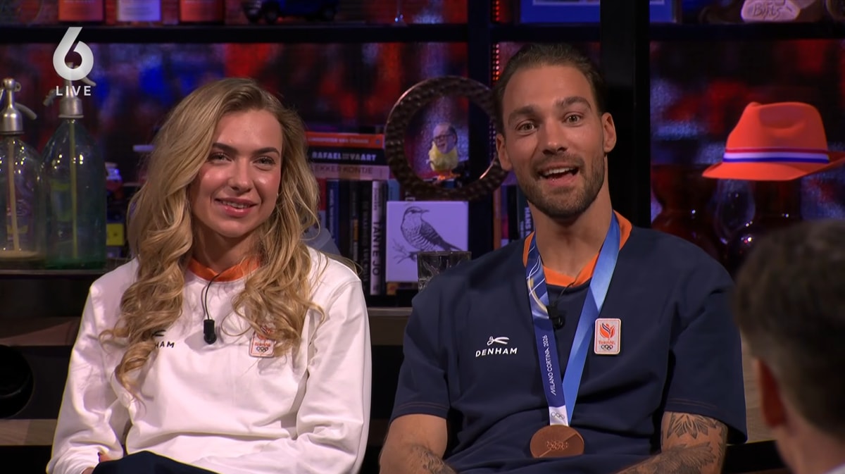 Joy Beune en Kjeld Nuis bij Vandaag Inside