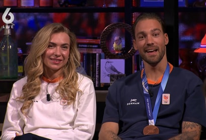 Joy Beune en Kjeld Nuis bij Vandaag Inside