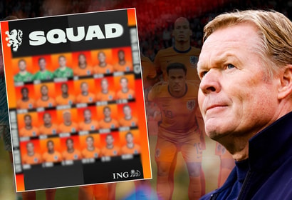 De selectie van het Nederlands elftal voor de duels met Polen en Litouwen is bekend.