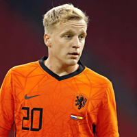 Donny van de Beek in het shirt van het Nederlands elftal