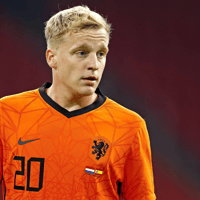 Donny van de Beek in het shirt van het Nederlands elftal