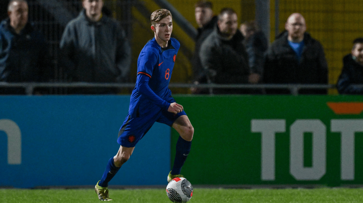 Tygo Land in actie voor Oranje O19
