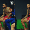 Memphis Depay speecht in kleedkamer Oranje