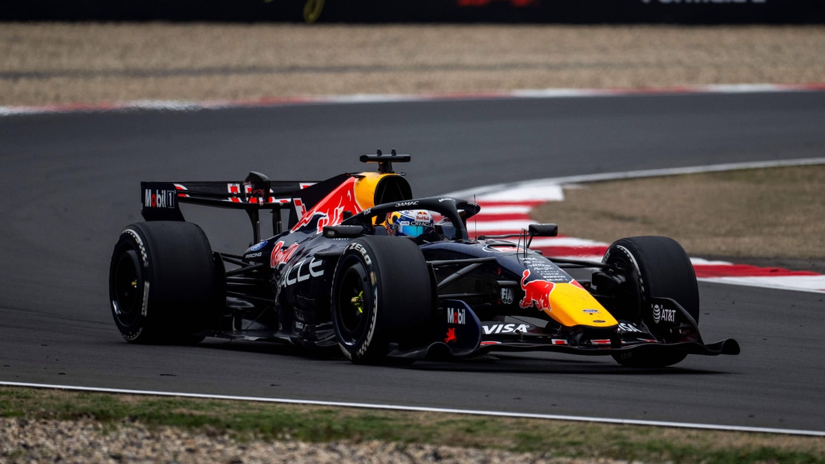 Max Verstappen in de RB22