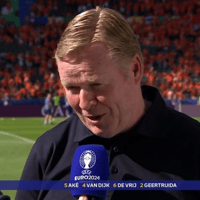 Ronald Koeman, bondscoach van het Nederlands elftal