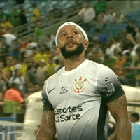 Memphis Depay in het shirt van Corinthians