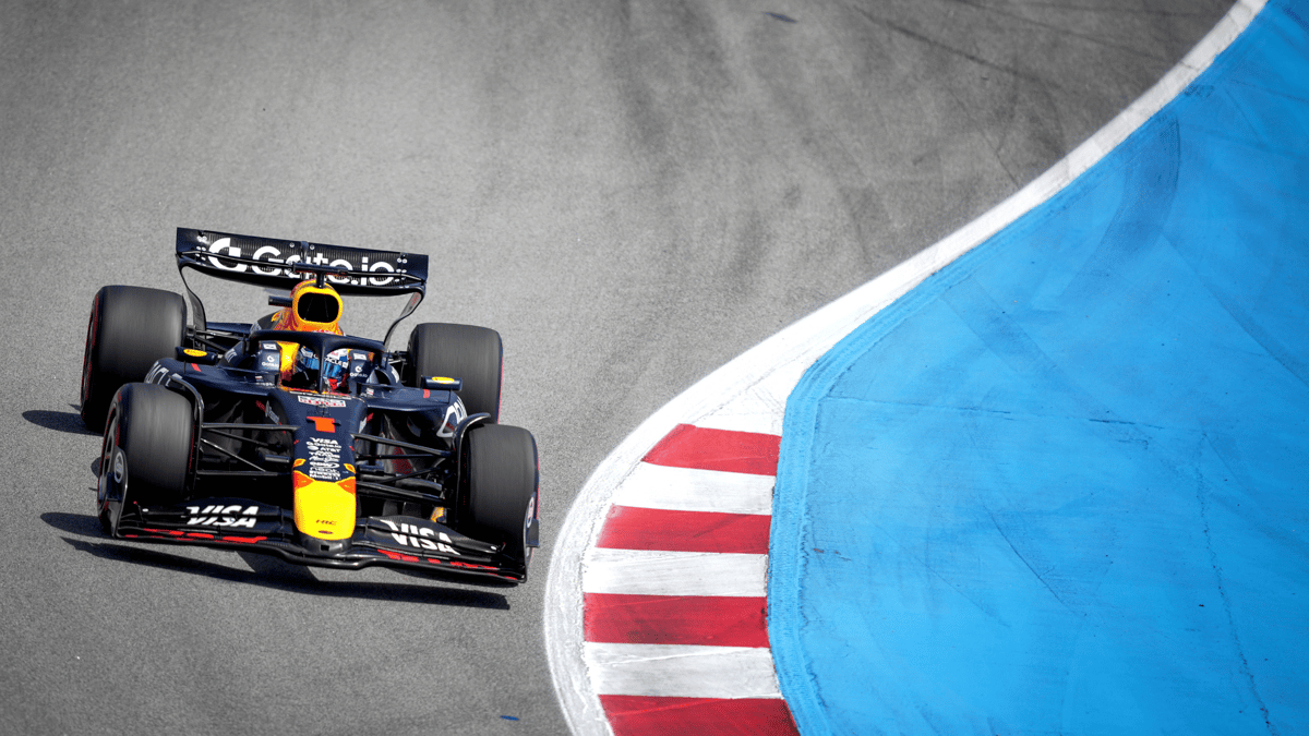 Max Verstappen in zijn RB21