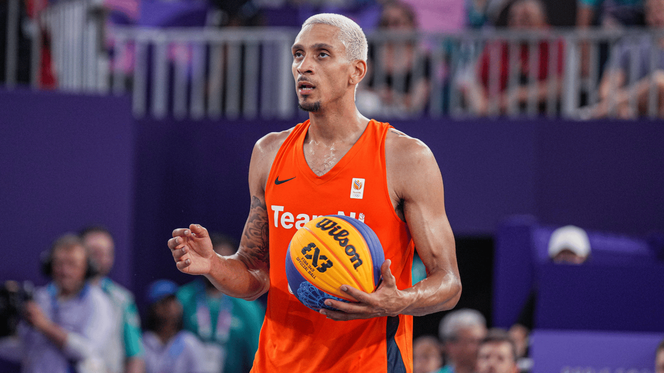 Worthy de Jong, 3x3 basketbal, Olympische Spelen, Parijs 2024, TeamNL