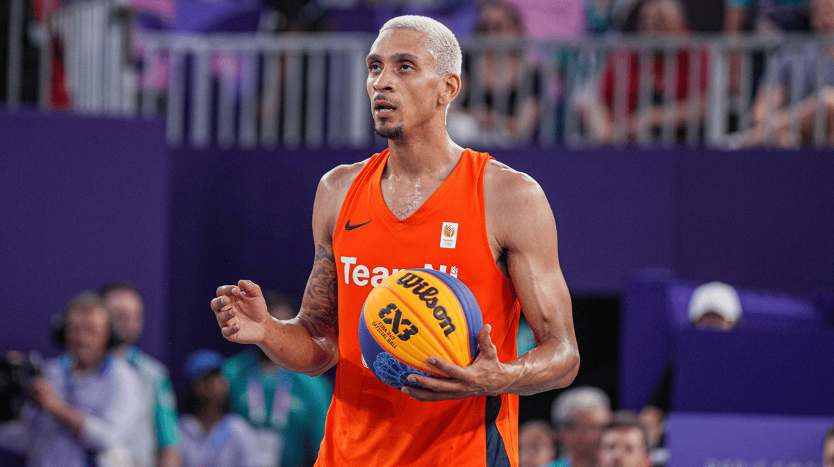 Worthy de Jong, 3x3 basketbal, Olympische Spelen, Parijs 2024, TeamNL