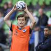 Bjorn Meijer in actie voor Jong Oranje