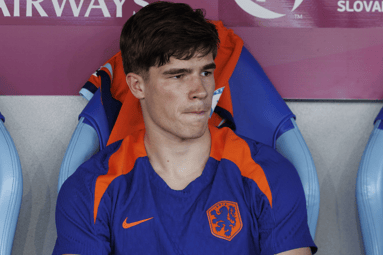 Wouter Goes bij Jong Oranje
