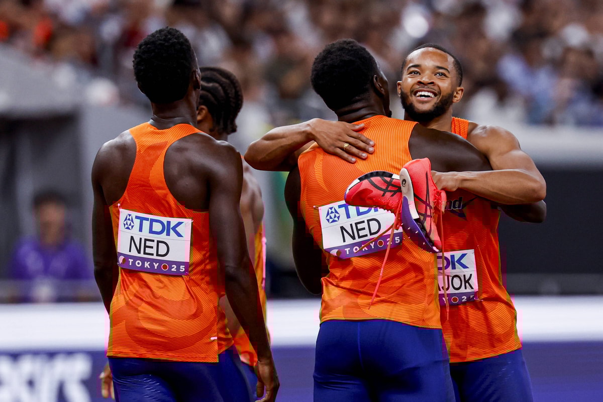 Sprinter stunten en pakken brons op 4x100 meter in Tokio