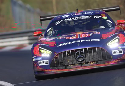 Max Verstappen op de Nürburgring 