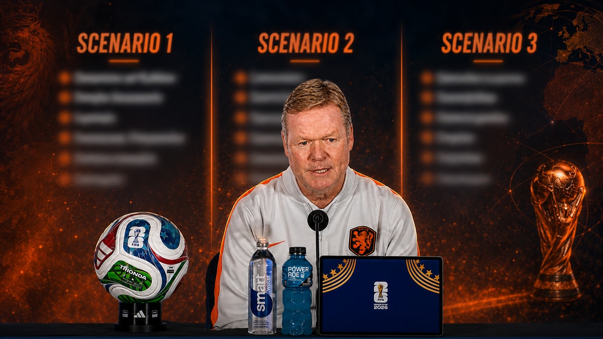 Ronald Koeman, bondscoach van het Nederlands elftal