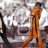 Joey Veerman na zijn wissel bij Nederland - Oostenrijk