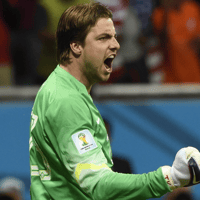 Tim Krul tijdens het WK van 2014
