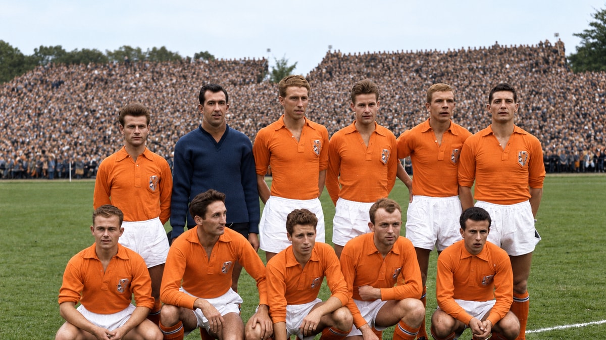 Nederland verloor op 21 oktober 1959 met liefst 7-0 van West-Duitsland.
