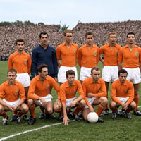 Nederland verloor op 21 oktober 1959 met liefst 7-0 van West-Duitsland.