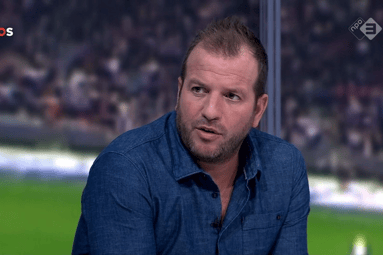 Rafael van der Vaart, analist van de NOS